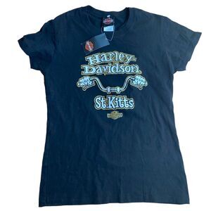 Harley Davidson St Kitts Tee Shirt NWT Size Large